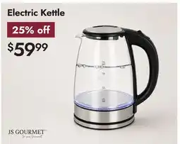 Linen Chest JS GOURMET Electric Kettle offer