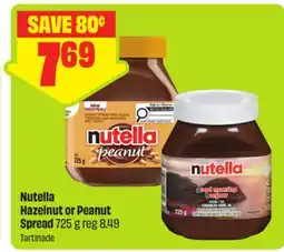 FreshCo Nutella Hazelnut or Peanut Spread offer