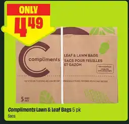 FreshCo Compliments Lawn & Leaf Bags offer