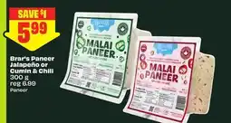 FreshCo Brar's Paneer Jalapeño or Cumin & Chilli offer