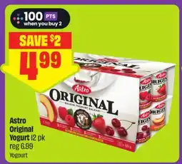 FreshCo Astro Original Yogurt offer