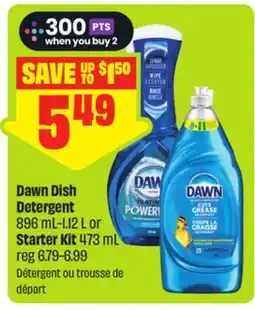 FreshCo Dawn Dish Detergent 896 mL-1.12 L or Starter Kit 473 mL offer
