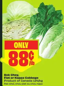 FreshCo Bok Choy, Flat or Nappa Cabbage Product of Canada 1.94/kg - FreshCo Mid-Autumn offer