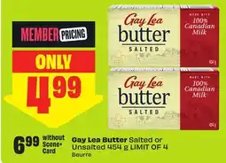 FreshCo Gay Lea Butter Salted or Unsalted offer