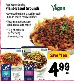 Farm Boy Yves Veggie Cuisine Plant-Based Grounds offer