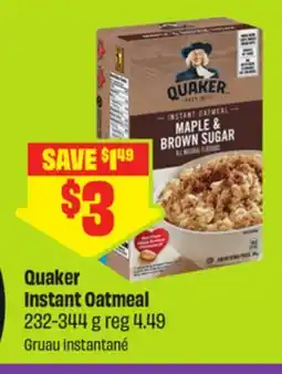 FreshCo Quaker Instant Oatmeal offer