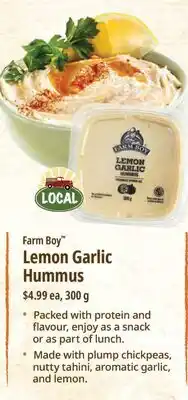 Farm Boy Farm Boy Lemon Garlic Hummus offer