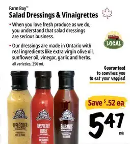 Farm Boy Farm Boy Salad Dressings & Vinaigrettes offer