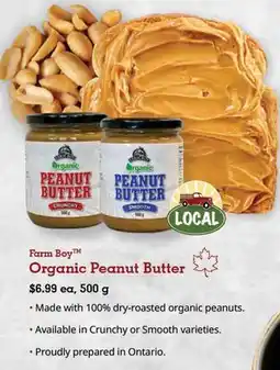 Farm Boy Farm Boy Organic Peanut Butter offer
