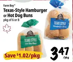 Farm Boy Farm Boy Texas-Style Hamburger or Hot Dog Buns offer