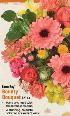 Farm Boy Farm Boy Bounty Bouquet offer