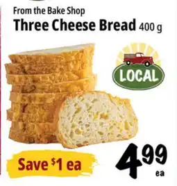 Farm Boy From the Bake Shop Three Cheese Bread offer