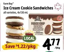 Farm Boy Farm Boy Ice Cream Cookie Sandwiches offer
