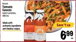 Farm Boy Favuzzi Tomato Sauces offer