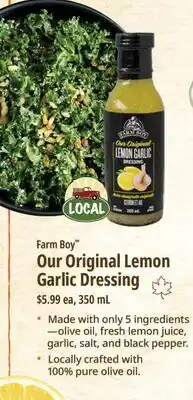 Farm Boy Farm Boy Our Original Lemon Garlic Dressing offer