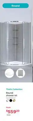 Bath Depot Thallo Collection Round shower kit offer