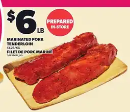 Independent Grocer MARINATED PORK TENDERLOIN offer
