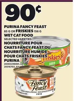 Independent Grocer PURINA FANCY FEAST, 85 G OR FRISKIES, 156 G WET CAT FOOD offer