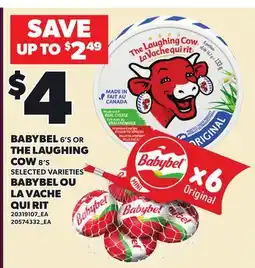 Independent Grocer BABYBEL, 6'S OR THE LAUGHING COW, 8'S offer