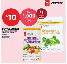 Independent Grocer PC VEGETABLES offer