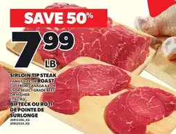 Independent Grocer SIRLOIN TIP STEAK OR ROAST offer