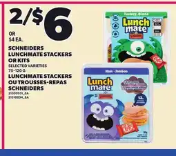 Independent Grocer SCHNEIDERS LUNCHMATE STACKERS OR KITS offer