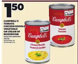 Independent Grocer CAMPBELL'S TOMATO, CHICKEN NOODLE, VEGETABLE OR CREAM OF MUSHROOM offer