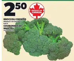 Independent Grocer BROCCOLI CROWNS offer