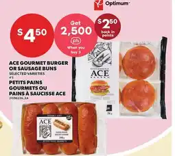 Independent Grocer ACE GOURMET BURGER OR SAUSAGE BUNS, 4's offer