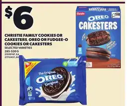 Independent Grocer CHRISTIE FAMILY COOKIES OR CAKESTERS, OREO OR FUDGEE-O COOKIES OR CAKESTERS offer