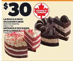 Independent Grocer LA ROCCA 8 INCH OCCASION CAKES, 935 G-1.7 KG offer
