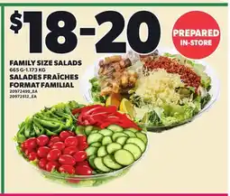 Independent Grocer FAMILY SIZE SALADS, 665 G-1.173 KG offer