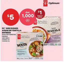 Independent Grocer PC SIDE DISHES ASIAN OR TORTILLA ENTRÉES offer