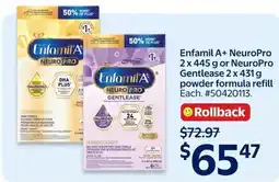 Walmart Enfamil A+ NeuroPro offer