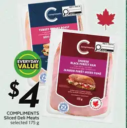 Sobeys COMPLIMENTS Sliced Deli Meats offer
