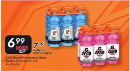 Sobeys Perform or Zero Sports Drink offer