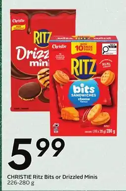 Sobeys Ritz Bits or Drizzled Minis offer