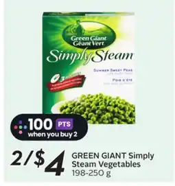 Sobeys Simply Steam Vegetables offer
