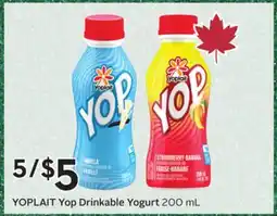 Sobeys Yop Drinkable Yogurt offer