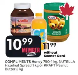 Sobeys COMPLIMENTS Honey offer