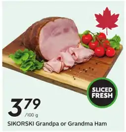 Sobeys Grandpa or Grandma Ham offer