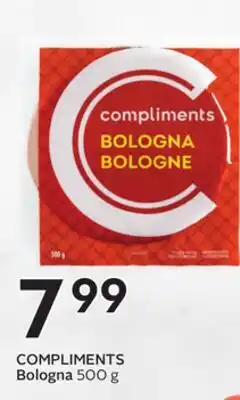 Sobeys COMPLIMENTS Bologna offer