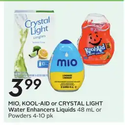 Sobeys Water Enhancers Liquids or Powders offer