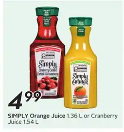 Sobeys Orange Juice offer
