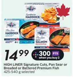 Sobeys Signature Cuts, Pan Sear or Breaded or Battered Premium Fish offer