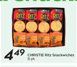 Sobeys Ritz Snackwiches offer