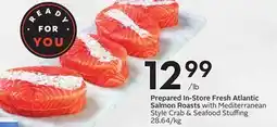 Sobeys Prepared In-Store Fresh Atlantic Salmon Roasts offer