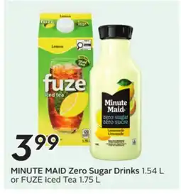 Sobeys Zero Sugar Drinks offer
