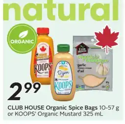 Sobeys Organic Spice Bags offer