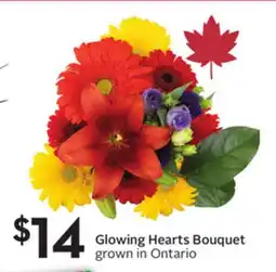 Sobeys Glowing Hearts Bouquet offer